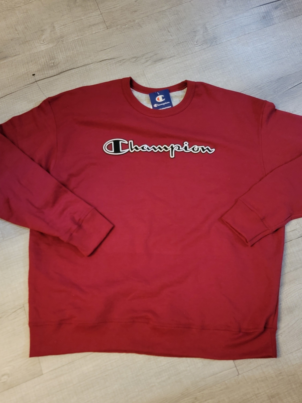 Champion Men's Red Crewneck Sweatshirt Sz 2XL